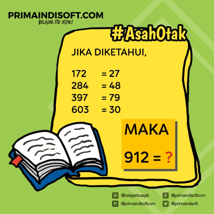 Teka-teki Asah Otak: Seberapa Cepat Kamu Bisa Jawab?