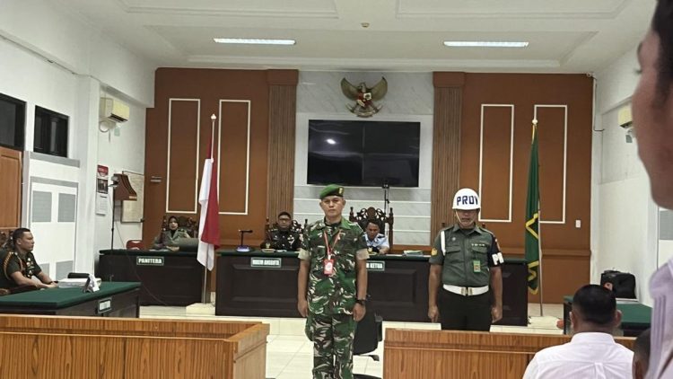 Prajurit TNI Aniaya Siswa SMP Hingga Tewas Dihukum 10 Bulan Penjara