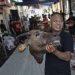 Aktivitas Pemotongan Hewan Kurban di Jakarta