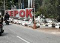 Pemotor Angkuh Mengaku Tentara saat Ditegur Invasif di Trotoar Depok
