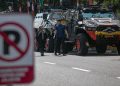 Rantis Brimob Menjaga Keamanan di Polda Metro Jaya