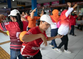 Keseruan Lomba 17 Agustus di Terminal Kampung Rambutan