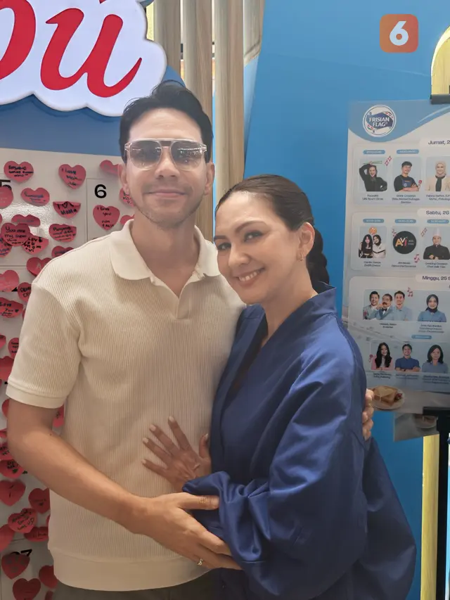 Darius Sinathrya dan Donna Agnesia (Foto: Aditya Eka Prawira/Liputan6.com)