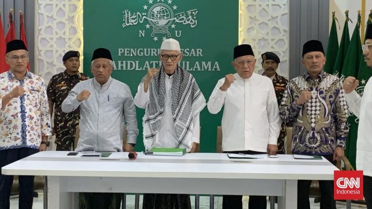 Gus Mus JK Ma’ruf Amin dan Istri Gus Dur